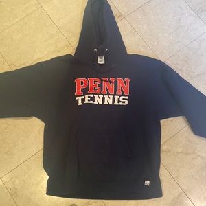 Penn tennis hoodie navy size L